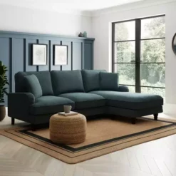 Dunelm Beatrice Chunky Soft Chenille Corner Chaise Sofa -Dunelm Sales Store 30792390 alt03