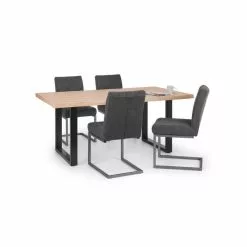 Julian Bowen Berwick Rectangular Dining Table Oak -Dunelm Sales Store 30794140 alt05