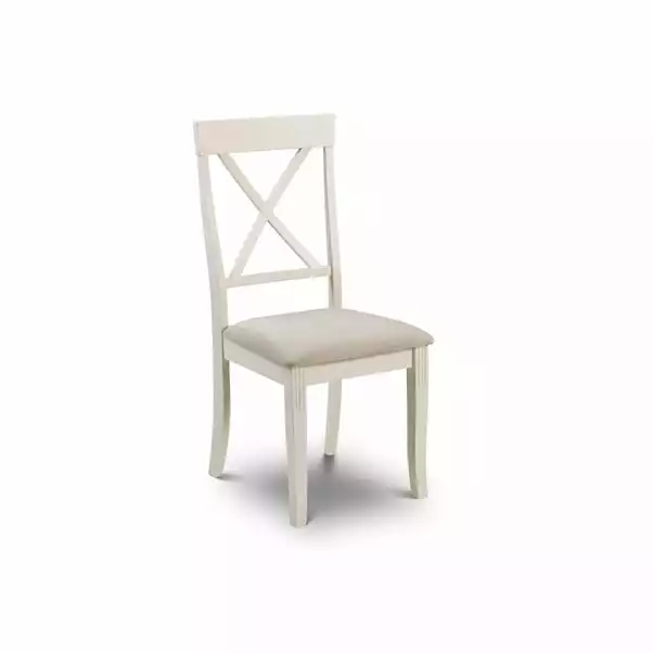 Julian Bowen Davenport Round Pedestal Dining Table With 4 Dining Chairs 3 Julian Bowen Davenport Round Pedestal Dining Table With 4 Dining Chairs - Image 3