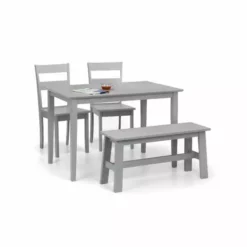 Julian Bowen Kobe Compact Rectangular Dining Table Grey -Dunelm Sales Store 30794284 alt02