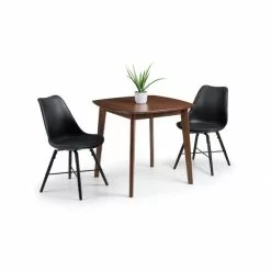 Julian Bowen Lennox Square Dining Table Walnut -Dunelm Sales Store 30794293 alt04