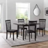 Julian Bowen Rufford Square Extendable Dining Set With 4 Coast Chairs