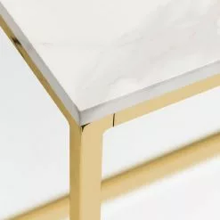 Julian Bowen Scala Rectangular Dining Table Gold 9 Julian Bowen Scala Rectangular Dining Table Gold -Dunelm Sales Store 30794359 alt03