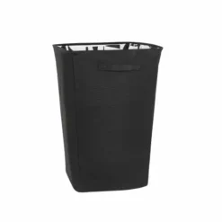 Elements Leaves Black Laundry Basket -Dunelm Sales Store 30794472 alt02