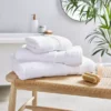 Dunelm White Hotel Luxury Organic Cotton Towel