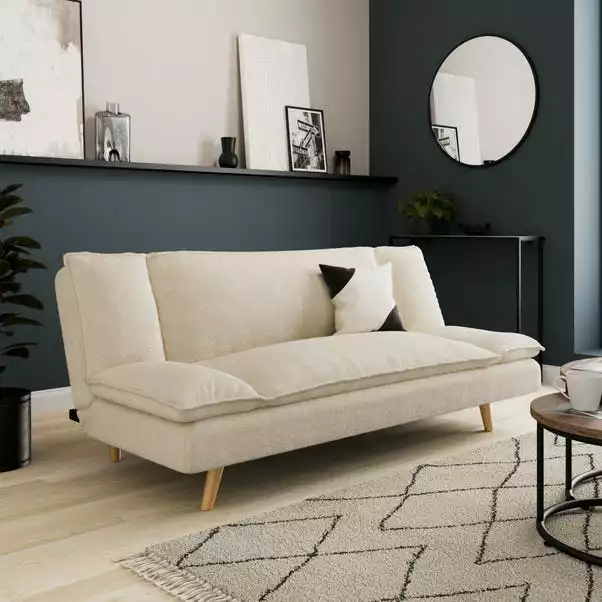 Dunelm Mateo Sherpa Clic Clac Sofa Bed 1 Dunelm Mateo Sherpa Clic Clac Sofa Bed