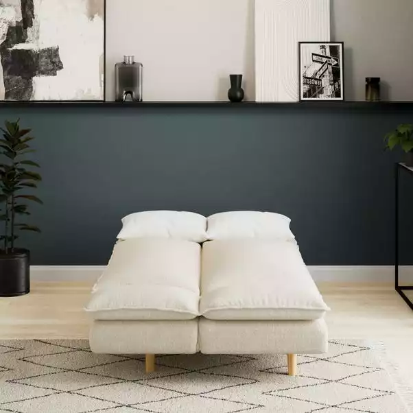 Dunelm Mateo Sherpa Clic Clac Sofa Bed 2 Dunelm Mateo Sherpa Clic Clac Sofa Bed - Image 2