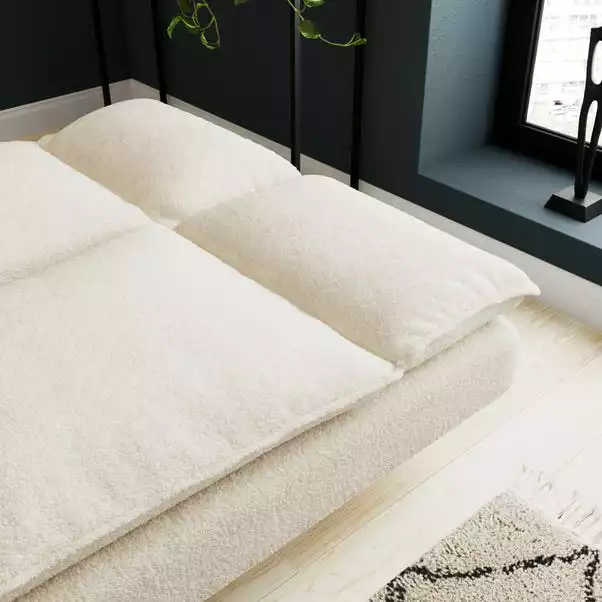 Dunelm Mateo Sherpa Clic Clac Sofa Bed 4 Dunelm Mateo Sherpa Clic Clac Sofa Bed - Image 4