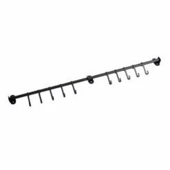 Dunelm Pack Of 10 Matte Black Rail Hooks -Dunelm Sales Store 30795878 alt02