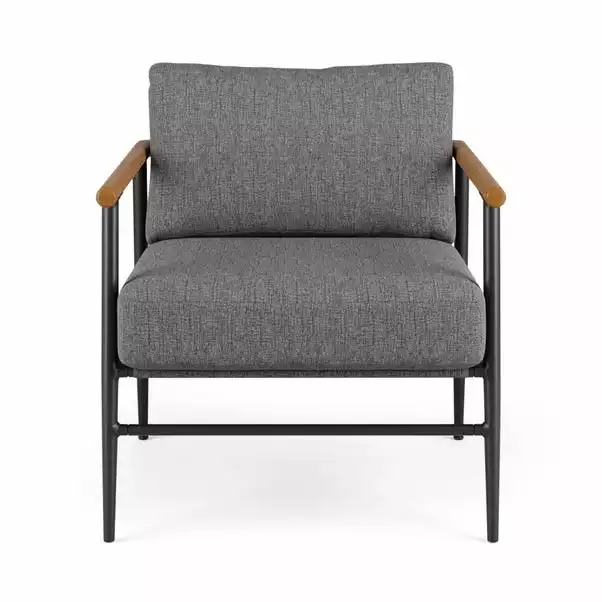 Dunelm Arbour Industrial Self Assembly Textured Weave Chair Grey 6 Dunelm Arbour Industrial Self Assembly Textured Weave Chair Grey - Image 6