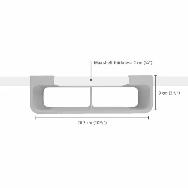 Joseph Joseph CupboardStore Film, Foil & Bag Organiser Grey 3 Joseph Joseph CupboardStore Film, Foil & Bag Organiser Grey - Image 3