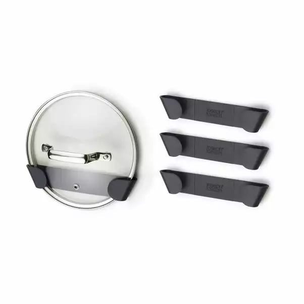 Joseph Joseph Set Of 4 Pan Lid Holders Grey 2 Joseph Joseph Set Of 4 Pan Lid Holders Grey - Image 2