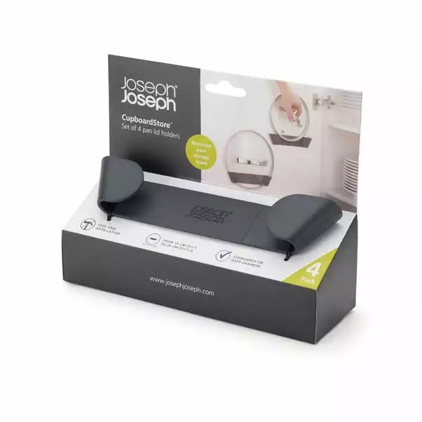 Joseph Joseph Set Of 4 Pan Lid Holders Grey 4 Joseph Joseph Set Of 4 Pan Lid Holders Grey - Image 4