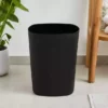 Dunelm Black Plastic Bin