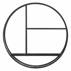 Cedar & Sage Marlo Round Metal Wall Storage Unit 5 Cedar & Sage Marlo Round Metal Wall Storage Unit -Dunelm Sales Store 30797775 alt02