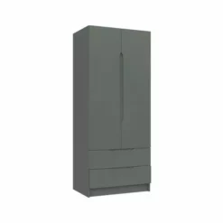 One Call Furniture Legato Double 2 Drawer Wardrobe