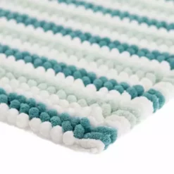 Dunelm Kingfisher And Mint Stripe Bath Mat -Dunelm Sales Store 30799599 alt03