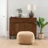 The Edited Life Cotton And Jute Pouffe