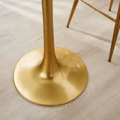 Dunelm Silas White Faux Marble Bar Table Gold 7 Dunelm Silas White Faux Marble Bar Table Gold -Dunelm Sales Store 30802254 alt02