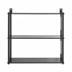Dunelm Cole Wall Unit With LED Lights Black 10 Dunelm Cole Wall Unit With LED Lights Black -Dunelm Sales Store 30802417 alt04