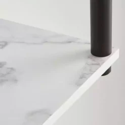 Dunelm Aiko Wall Unit With LED Lights Black And Faux Marble 9 Dunelm Aiko Wall Unit With LED Lights Black And Faux Marble -Dunelm Sales Store 30802420 alt03