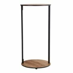 Dunelm Fulton Side Table With LED Lights Rustic Pine -Dunelm Sales Store 30802439 alt04