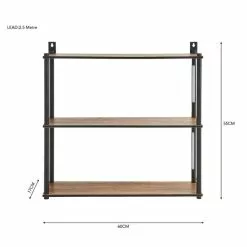 Dunelm Fulton Wall Unit With LED Lights Rustic Pine -Dunelm Sales Store 30802441 alt05