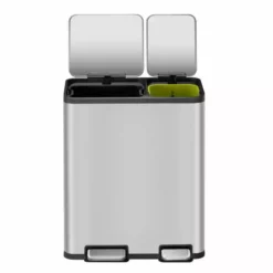 EKO Ecocasa II 30/20L Stainless Steel Recycling Bin -Dunelm Sales Store 30802455 alt02