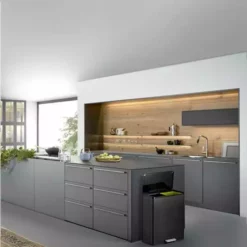 EKO Essential 20/20 Litre Recycler Steel Bin -Dunelm Sales Store 30802508 alt02