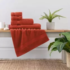 Dunelm Chilli Egyptian Cotton Towel