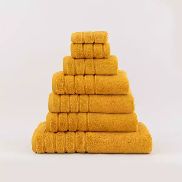 Dunelm Ultimate Towel Ochre 2 Dunelm Ultimate Towel Ochre - Image 2