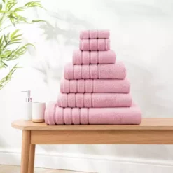 Dunelm Ultimate Towel Vintage Pink