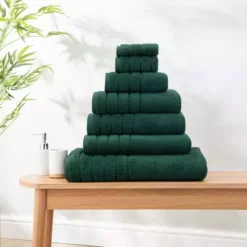 Dunelm Ultimate Towel Bottle Green