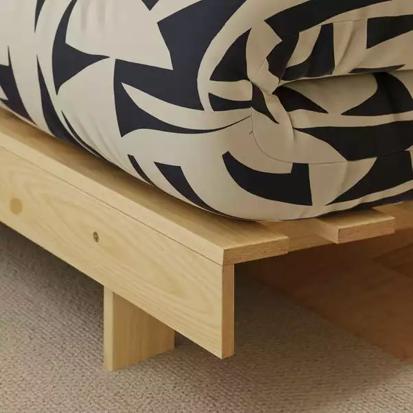 Dunelm Mito Klipp Double Futon Natural Frame 3 Dunelm Mito Klipp Double Futon Natural Frame - Image 3