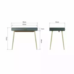 Loma Living Espen Desk Blue -Dunelm Sales Store 30808709 alt02
