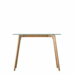 Cedar & Sage Brea Desk, Glass -Dunelm Sales Store 30810712 alt02