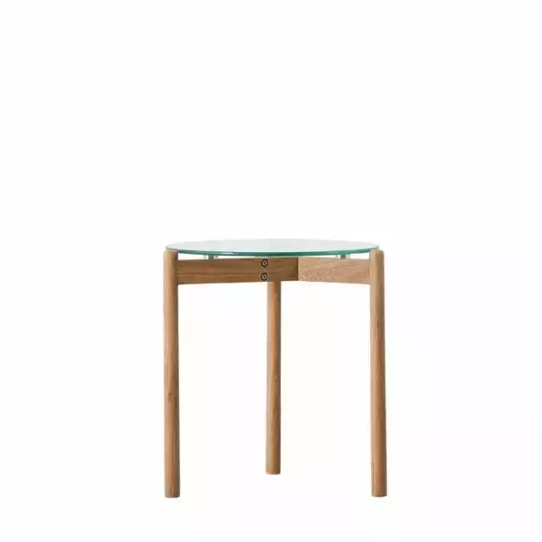 Cedar & Sage Hays Side Table, Glass 3 Cedar & Sage Hays Side Table, Glass - Image 3