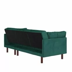 Dorel Clair Velvet Sprung Seat Sectional Sofa -Dunelm Sales Store 30812093 alt04