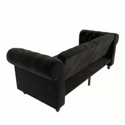 Dorel Felix Velvet Chesterfield Sofa Bed -Dunelm Sales Store 30812096 alt04