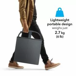 AVF Portable Laptop Side Table, Black -Dunelm Sales Store 30812388 alt04