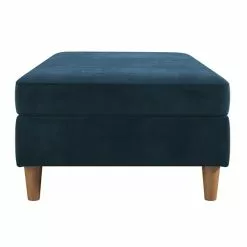 Dorel Hartford Chenille Storage Ottoman