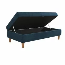 Dorel Hartford Chenille Storage Ottoman -Dunelm Sales Store 30812449 alt02