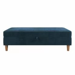 Dorel Hartford Chenille Storage Ottoman -Dunelm Sales Store 30812449 alt03