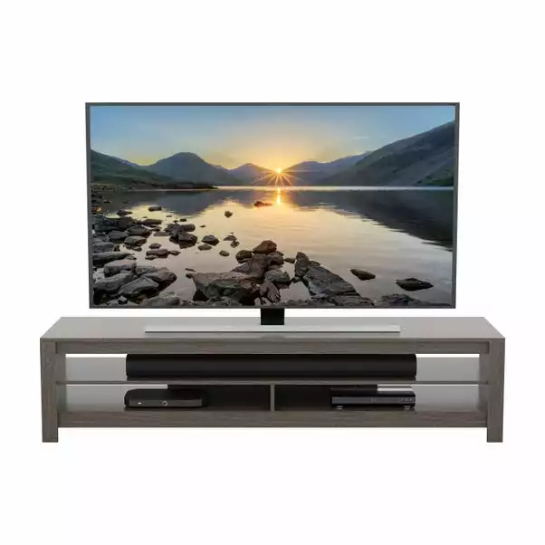 AVF Calibre Wide TV Stand 180cm, Oak Effect 3 AVF Calibre Wide TV Stand 180cm, Oak Effect - Image 3