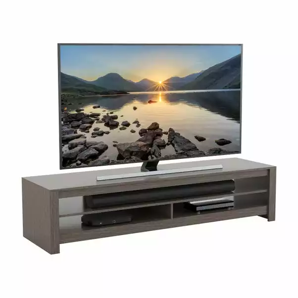 AVF Calibre Wide TV Stand 180cm, Oak Effect 4 AVF Calibre Wide TV Stand 180cm, Oak Effect - Image 4