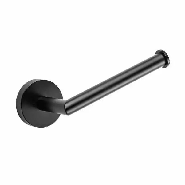 Croydex Epsom Flexi-FixTM Matt Black Toilet Roll Holder 1 Croydex Epsom Flexi-FixTM Matt Black Toilet Roll Holder