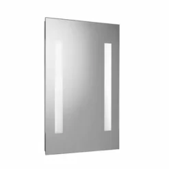 Croydex Malham Battery Operated Light-Up Mirror, 30x45cm