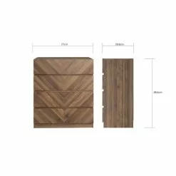 GFW Taranto 4 Drawer Chest -Dunelm Sales Store 30816970 alt05