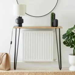 Dunelm Bella Console Table Oak Effect