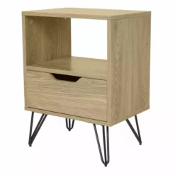 Dunelm Bella 1 Drawer Bedside Oak Effect -Dunelm Sales Store 30817127 alt02